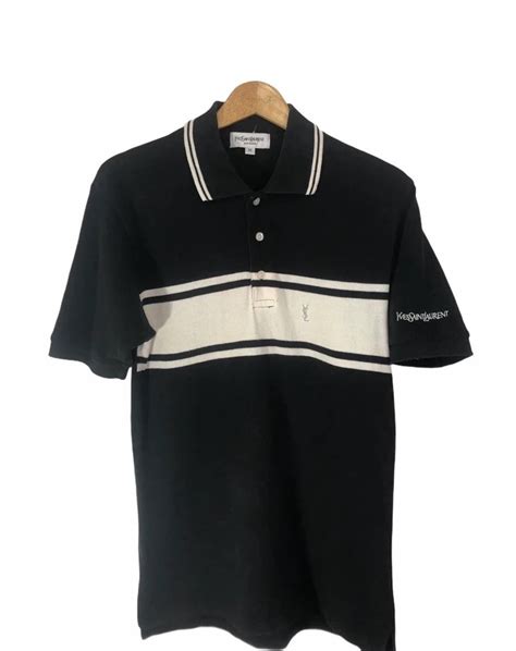 ysl polo shirts|POLO SHIRT IN WOOL .